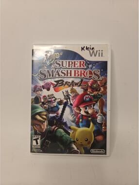 Super Smash Bros Brawl Nintendo Wii - CIB Tested